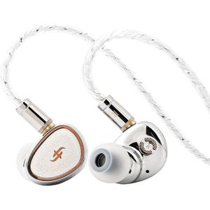 Linsoul SIMGOT EA1000 Fermat 10mm Dynamic Driver in Ear Monitor, HiFi in Ear Earphone IEM, Wired Gaming Earbud, with Silver-Plated OFC Cable for Musician Audiophile