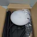 Floor Lamp, LED Floor Lamps for Living Room, Stepless Adjust Color Temperatures & Brightness Standing Lamp with Touch Control Tall Lamps Adjustable Gooseneck Reading Floor Lamp (Black)