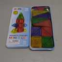 Magnetic Tiles Mini Travel Toddler Set, Magnetic Blocks Building Kids Toys & Games, Montessori Preschool Classroom Must Haves Educational Learning Sensory Toys for 3+ Year Old Boys Girls Birthday Gift (Color-5)