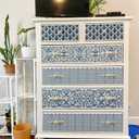 Stencils for Crafts Reusable Texture Branches Background Stencil Vintage Layering Leaf Floral Templates for Painting on Wood Scrapbook Furniture Card Canvas Paper (crafts26)