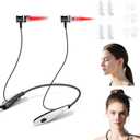 Red Light Therapy for Nose & Ears, 2-in-1 Infrared Nasal Therapy Device, Red Light Therapy for Ear Relief, Portable Light-weight Soothing Device with Neck-Hanging Design, Auto Timer, Rechargeable