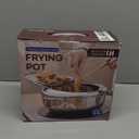 Deep Fryer Pot,Oxydrily Japanese Tempura Deep Fryer Stainless Steel Frying Pot With Thermometer