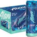 Alani Nu BREEZEBERRY, Sugar Free, Low Calorie Energy Drinks, 200mg Caffeine, Biotin, B Vitamins, Zero Sugar, 10 Calories, 12 Fl Oz Cans, 12 Pack, Best Before 10/27