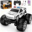 Remote Control Car, All Terrain Remote Control Truck, RC Cars with 360 Degree Spins, Pickup-Style Toy Car with Light, Rechargeable RC Truck for Boys Girl Kids 4-7 8-12 6-8