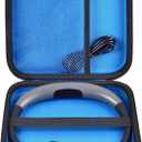 Case Compatible with Glocusent/ for Vekkia/ for LITOM/ for LEDGLE/ for TAKKUI/ for TSINGREE LED Neck Reading Light Book Light for Reading in Bed. Storage Carrying Holder for USB Cable (Box Only) -Blue