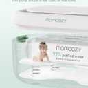 Momcozy Baby Wipe Warmer, Innovative Spring Design, Large Capacity Wipes Dispenser, Fast and Even Heating, 4 Modes of Temperature Heating Control, Diaper Wipe Warmer with Night Light