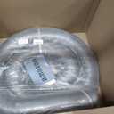 Therwen 4 x 40' Flexible PVC Dust Collection Hose, Heavy Duty Dust Debris, Fume Collection Puncture Resistant Clear Vacuum Hose