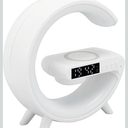 SUNGOOYUE Alarm Clock Wireless Charger Speaker Music Synchronization for Wake Up Light Clock Suitable for IOS Android Users