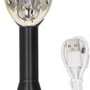 Hztyyier Electric Back Scratcher, Extendable Massage Tool, Black, Portable Itch Relief for Home and Travel