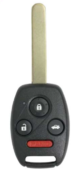 2 PCS 2006-2011 Honda Civic / 4-Button Remote Head Key / PN: 35111-SVA-306 / N5F-S0084A 