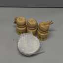 Bamboo Dish Scrub Brushes,Kitchen Wooden Cleaning Scrubbers Set for Washing Cast Iron Pan/Pot, Natural Sisal Bristles, Set of 3 (Regular size)