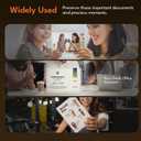 Uinkit 3.5mil 100Pack Clear Laminating Sheets, Menu Size, 11.5 x 17.5-Inch Laminate Pouches, Protector for Photo Papers, Use in Office School Supplies, Rounded Corner