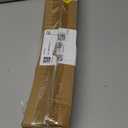 SMODBRODRE 2 Pack Curtain Rods for Window 32 and 48, Black 5/8 inch Splicing Single Window Curtain Rod Set with Brackets