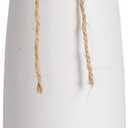 White Ceramic Vase-Flower Vase Dried Flower Vase for Modern Home Decor, Fit for Foyer Living Room Fireplace Bedroom Kitchen,Decent Gift, 8.27" H