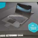 Nillkin Keyboard Case for iPad Air 13-inch (M3 2025/M2 2024), iPad Pro 12.9-inch (6th/5th/4th/3rd Gen) Rugged Case with Detachable Keyboard, Magic Trackpad, 7-Color Backlit, Portrait/Landscape, Black