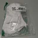 Geyoga 5 Pairs Non Slip Socks for Men Women Grip Socks with Cushion Unisex for Yoga Pilates Barre Home Workout (White)