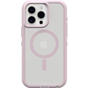 OtterBox iPhone 15 Pro MAX (Only) Defender Series XT Clear Case - Mountain Frost (Clear), screenless, Rugged, Snaps to MagSafe, Lanyard Attachment