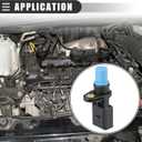 Motoforti Automotive Replacement Crankshaft Position Sensor, for Audi, Plastic, 06C905163B, Black