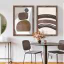 24x36 Poster Frame Brown, Poster Frames 24 x 36 inches or 24x36 Picture Frames with HD Plexiglass Durable and Scratch-proof for Horizontal or Vertical Wall Mounting, 1 Pack
