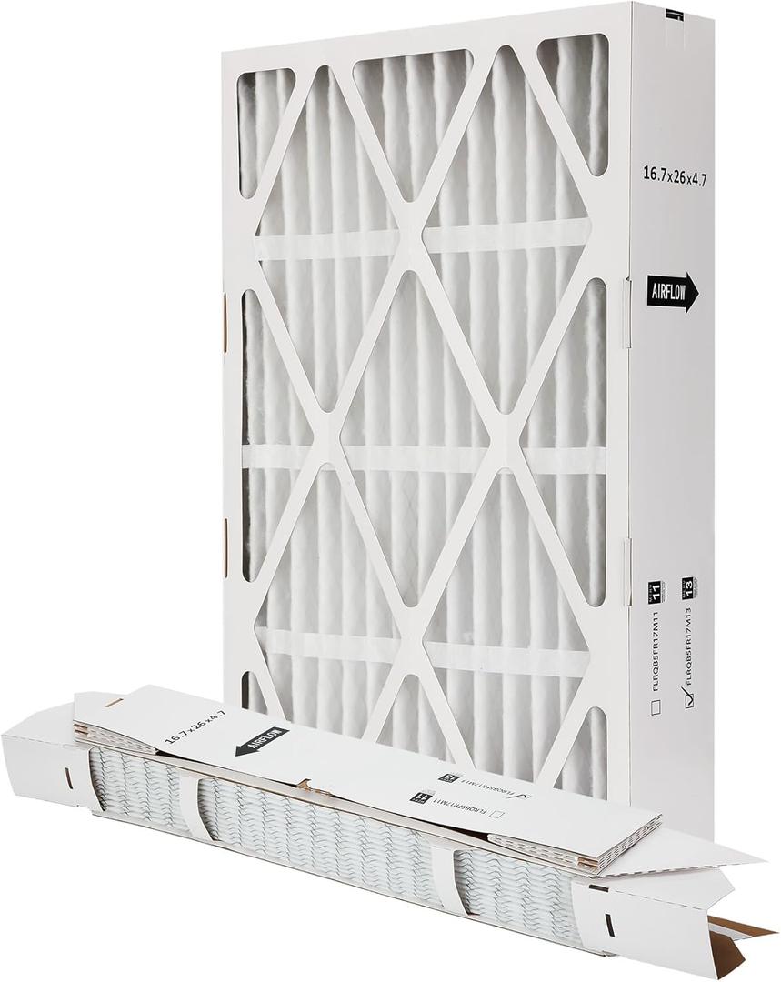 2 Packs Upgrade FLRQB5FR17M11 MERV 13 Filter 16.7" x 26" x 4.7" Compatible with Trane TFM175B0FR0 FLRQB5FR17M13 Air Filter, Replacement for QuikBox Media Filter