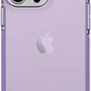 ArtsEvo Shockproof Clear Design for iPhone 14 Pro Case, Certified 6.6ft Drop Protection, Raised Edges Protect Camera and Screen, Purple
