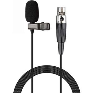 Lavalier Microphone Lapel Microphone Compatible with Shure Wireless Transmitter - Unidirectional Condenser Mic - Mini XLR TA4F Plug