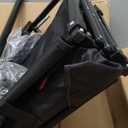 Wagons Carts Foldable, Lightweight Portable Utility Shopping Cart with Wheels, Folding Grocery Wagon Cart for Grocery, Camping, Shopping, Beach, Garden, Sports Black (100L)