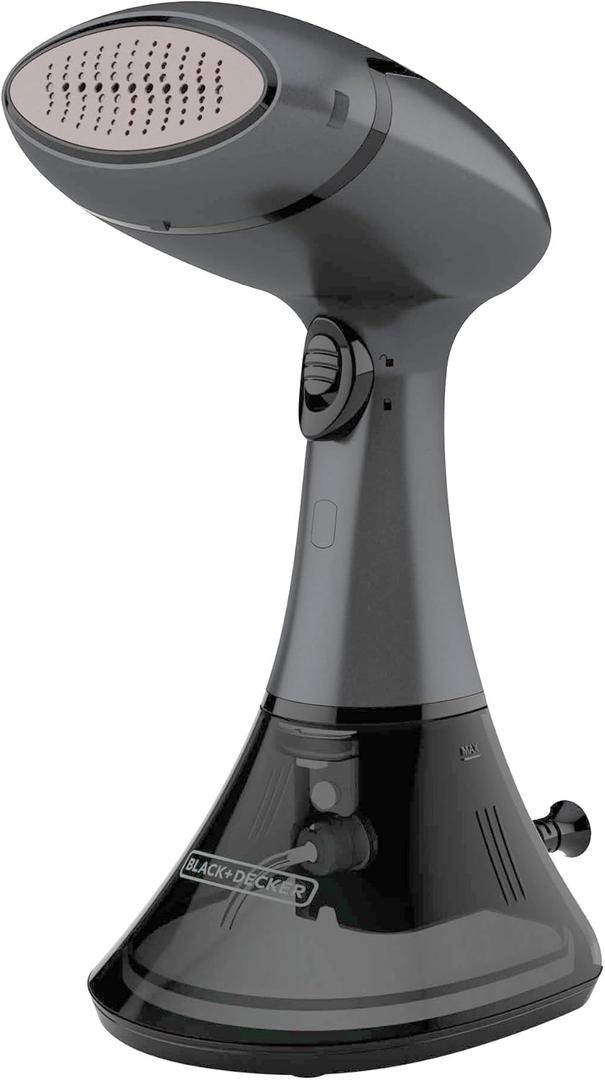 BLACK+DECKER Advanced Handheld Steamer HGS350, 45-Second Heat Up, 70% More Steam, Removes Wrinkles from Fabrics, Clothing and Upholstery