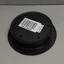 Motorized Rotating Display Stand 360 Degree Automatic Revolving Platform Electric Rotating Turntable Display Stand Rotating Display Turntable for Photography Products and Show/Black base + black suede