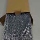 Wood Wall Planter Set of 2, Modern Wall Hanging Decor Pocket Planter for Greenery and Dried Flowers, Indoor Wood Hanging Vase (Black)