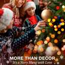 3 x Retirement Gift for Woman Men - Retirement Ornament for Christmas Tree - Charming 2025 Ornament Gifts for Christmas, Happy Retirement Gifts for Women with Humor, Best Gift for Holiday Celebrations (Thank You Ornament)