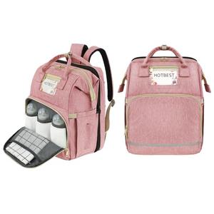HOTBEST Diaper Bag Backpack, Pink, Large