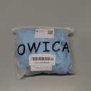 Bathing Suits for Women Deep V Neck Sexy Two Piece Bikini Sets for Women Thong Halter Cheeky Swimsuit (US, Alpha, Small, Regular, Regular, Sky Blue)