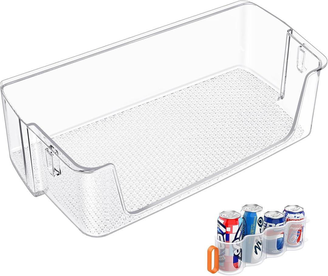 Upgraded DA63-09775A DA97-20984A Refrigerator Door Bin Compatible with samsung Refrigerator Door Shelf-RIGHT Samsung Refrigerator Door Bin RF27T5201SR, RF28T5001SR, RF27T5241SR, RF28T5021SR Shelves