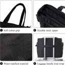 Puffer Tote Bag for Women, Work Bag with Cup Holder, Teacher Bag with Compartments, Quilted Tote Bag with Zipper for Travel