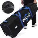 ZEEMO Golf Travel Bag, Mid-Open Protective & Wheeled Airline-Approved Case for Clubs, Stand&CartBag, Waterproof Soft-Sided Cover Made of Heavy Duty Oxford