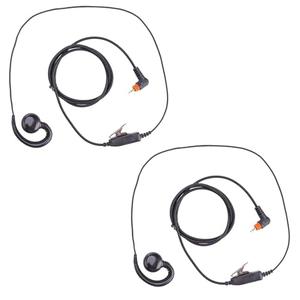 POFENAL M0torola SL300 Earpiece & TLK 100 Walkie Talkie Headset | SL3500e/SL7550 Radio Headset with Mic PTT | Compatible with M0torola SL300/TLK100/SL1K/SL1M/SL4000(C-Shape, 2 Pack)