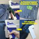 No Piercing Hang Tag Loop Gun Includes 5000 Plastic 5'' Loop Fasteners No Damage to Clothing No Needle Hole Left,Also for Boutiques Retail Merchandise,Improve Efficiency Heavy Duty Tagging Gun.
