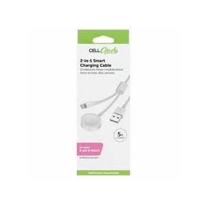 CELL Candy 2-in-1 Smart Charging Cable 5ft