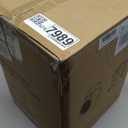 COOS BAY 1500W Space Heater with Thermostat, Electric Greenhouse Heater for Grow Tent, Garage, RV, Shed, Radiant Heat, IPX4 Water-Resistant, Overheat Protection, 1 Pack, Black