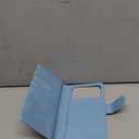 DJBull 2-in-1 Detachable Wallet Case for iPhone 17 Pro Max 6.9" RFID Blocking Flip Folio with Card Holder | PU Leather Shockproof Protective Cover Women Men for Apple 17 Pro Max Phone Case Sky Blue