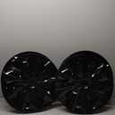 ABX Hubcaps,16 inch hubcaps Set of 4, Wheel Rim Cover ABS Material, Snap On Car Truck SUV Replacement, for Toyota Camry Nissan Mazda etc, Black
