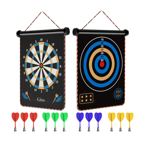 Gitus Magnetic Dart Board Indoor Outdoor Games for Kids with 12 Darts, Gifts for Teenage Boys Teen Boy Gift Ideas Gifts for Boys 8 9 10 11 12 13 14 Years Old Game Room Decor