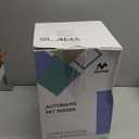 IMIPAW Automatic Cat Feeders, 3L Timed Cat Dry Food Dispenser with Desiccant Bags, Dual Power Supply, Programmable Portion Size, 6 Meals, 20 Portions Per Day, Auto Pet Feeder for Cats and Small Dogs (White)