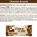 NuGo Fiber d'Lish Chocolate Brownie, 12g High Fiber, Vegan, 150 Calories, 16 Count (EXP 05/15/26)