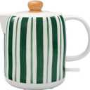 1.0-Liter Ceramic Electric Kettle, 1000W Rapid Boil, Tea Kettles Pot & Hot Water Boiler For Coffee & Tea, Teapot Auto Shut-Off, Boil-Dry Protection (A21)