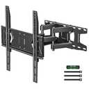 Suptek Full Motion TV Wall Mount for 32-60 Inch TVs, Swivel & Tilt Adjustable Bracket, Dual Articulating Arms, Fits 16" Studs, Max VESA 400x400mm, Supports Up to 99lbs, MA001