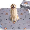 Washable Pee Pads for Dogs, 2 Pack Large 36"x41" Super Absorbent Reusable Dog Training Pads, 100% Waterproof Non-Slip Pee Pads Whelping Pads Dog Playpen Indoor Dog Cage Pads Dog Bed Mat Pet Supplies