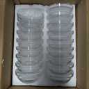 Maredash Mini Bowls 4 Inch Glass Bowls for Kitchen Prep, Dessert, Dips, and Candy Dishes ,4oz Stackable Dishware safe ,Set of 18 (combination)