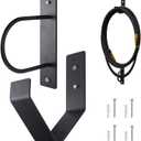 Little World Battle Rope Wall Mount Kit - Home Gym, Garage & Studio Heavy Duty Steel Anchor + Storage Hook for 30-50ft Ropes (1"-2.5")"